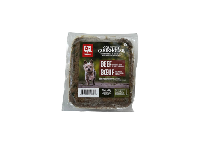 caravan gently cooked beef dinner