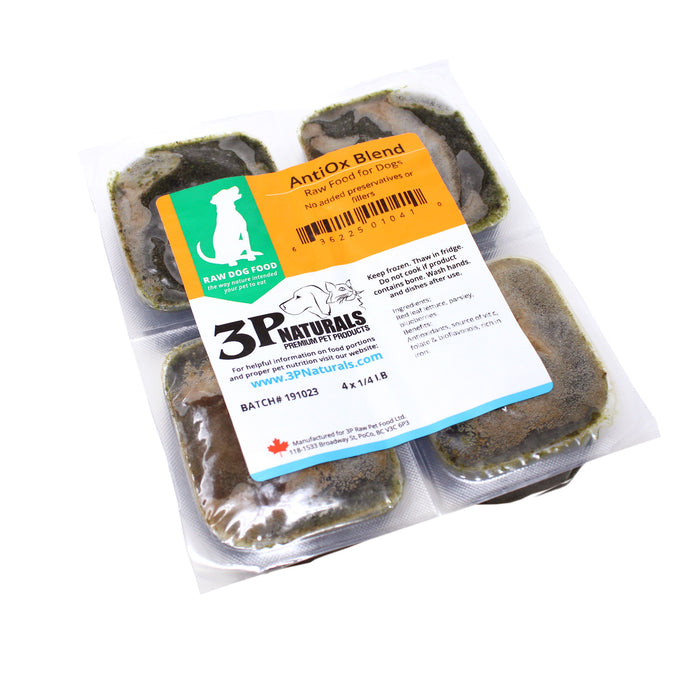 antiox veg blend raw food for dogs