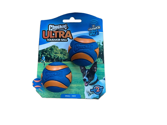 Ultra Squeaker Balls for Dogs – Small, 2-Pack