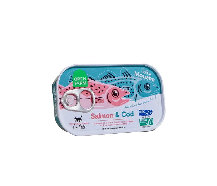 salmon & cod topper for cats 89g