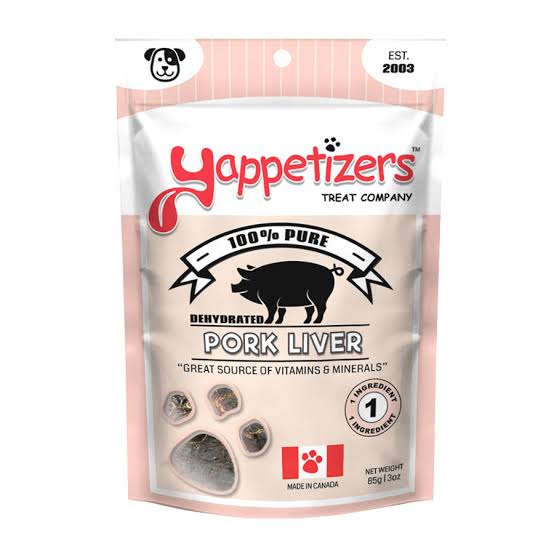 pork liver dehydrated 85g