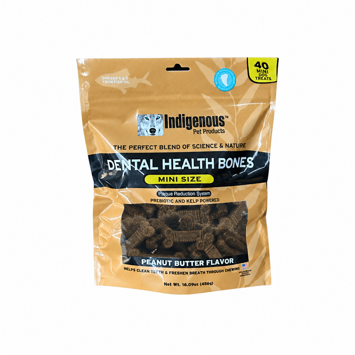 Mini Dental Health Bones – Peanut Butter