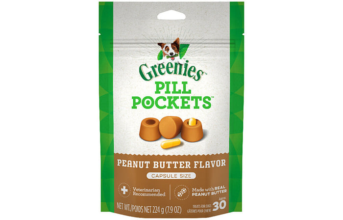 Pill Pockets Peanut Butter Dog Treats