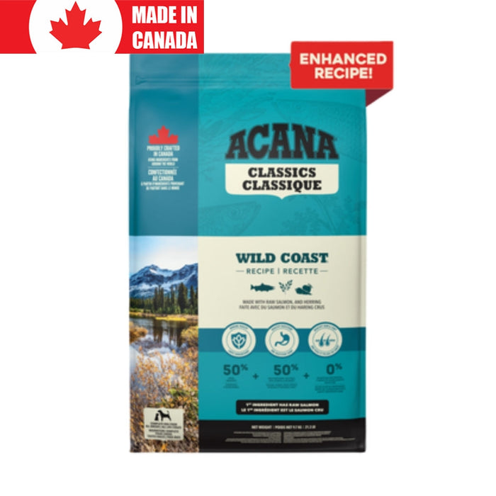 Acana Classics Wild Coast — one of the available recipe options