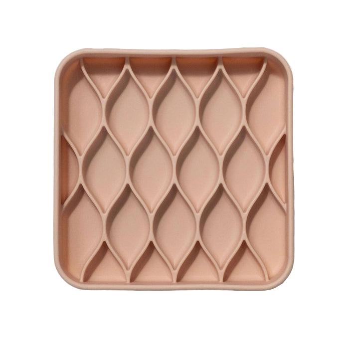Argyle slow feeder bowl - rose water