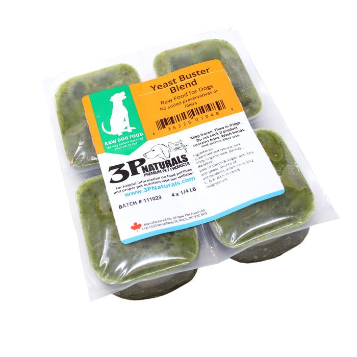 yeast buster veg blend raw food for dogs