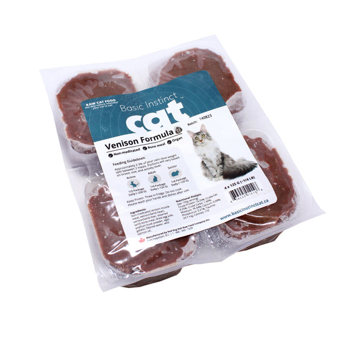 venison formula raw food for cats
