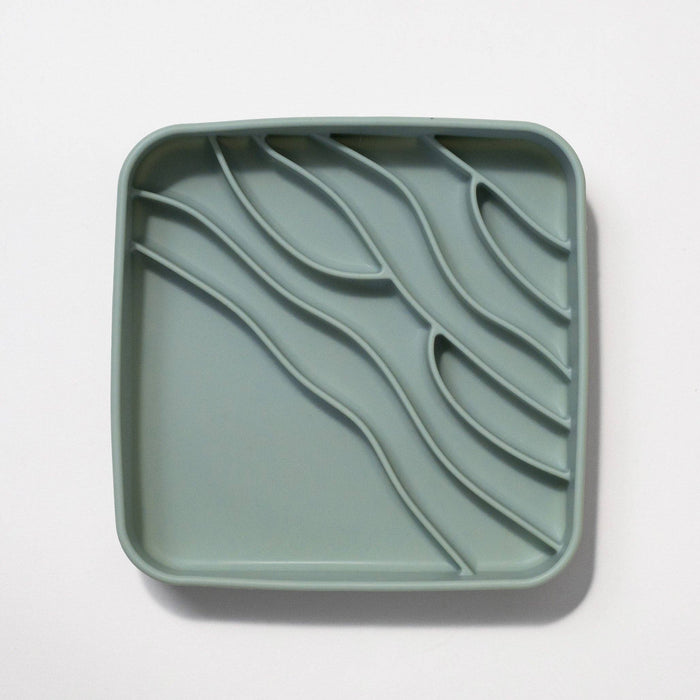 Beach slow feeder bowl - seafoam