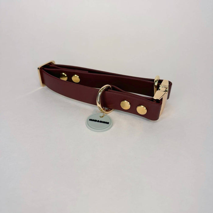 WATERPROOF DOG COLLAR - ESPRESSO