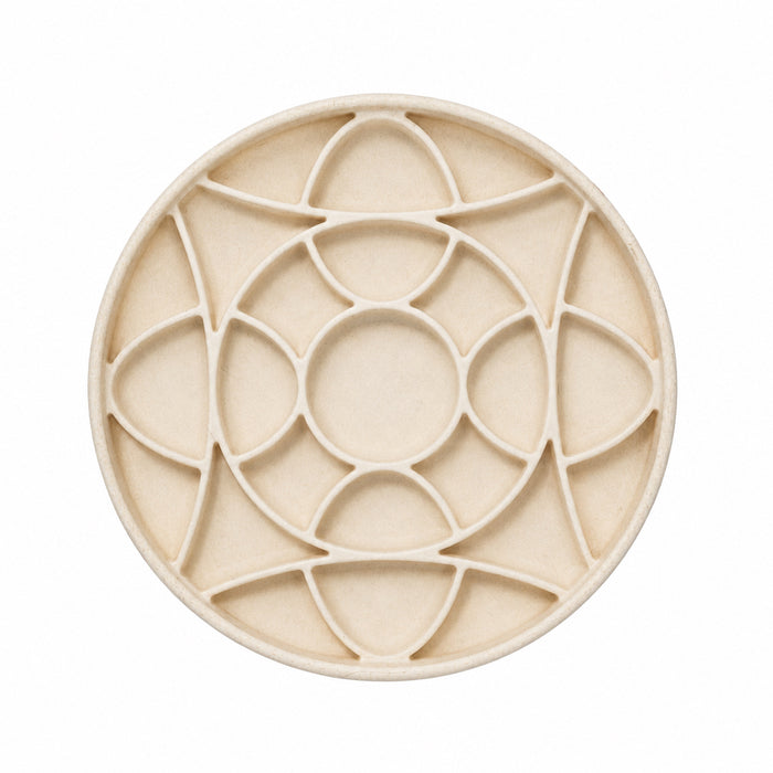 Circulo slow feeder bowl - buttercream