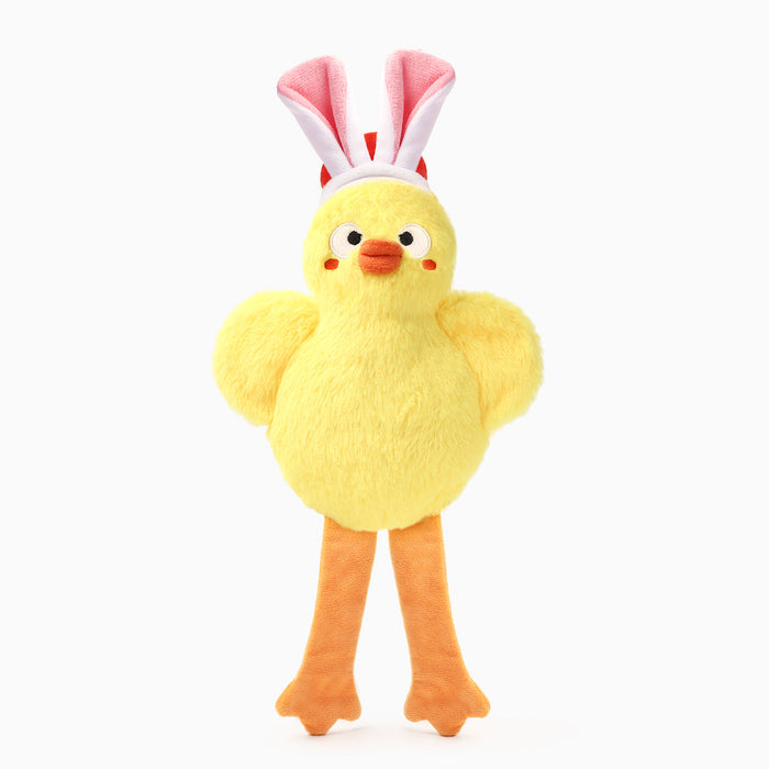 HugSmart Hoppin’ Easter Chick Plush Dog Toy