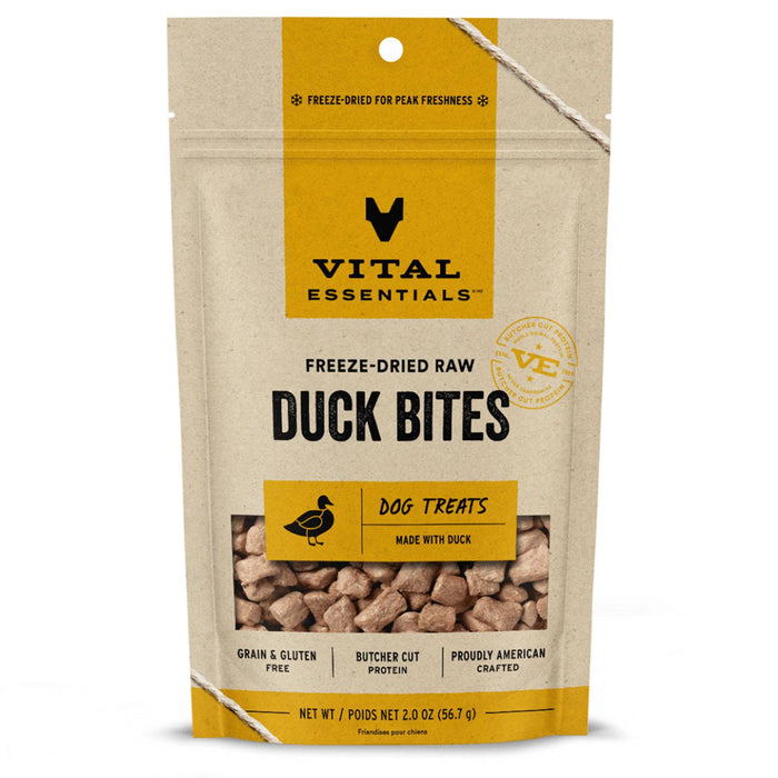 freeze dried duck bites
