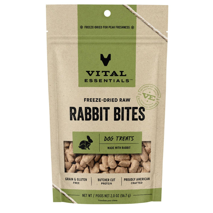 freeze dried rabbit bites