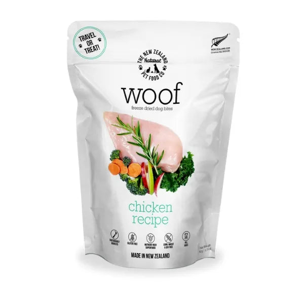 woof freeze dried chicken