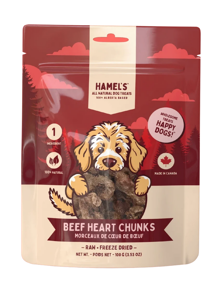 Freeze-Dried Beef Heart Chunks 100 g