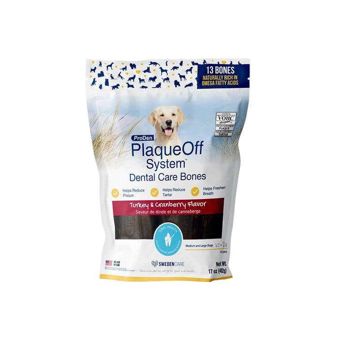 turkey & cranberry dental bones