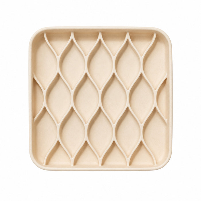 Argyle slow feeder bowl - buttercream
